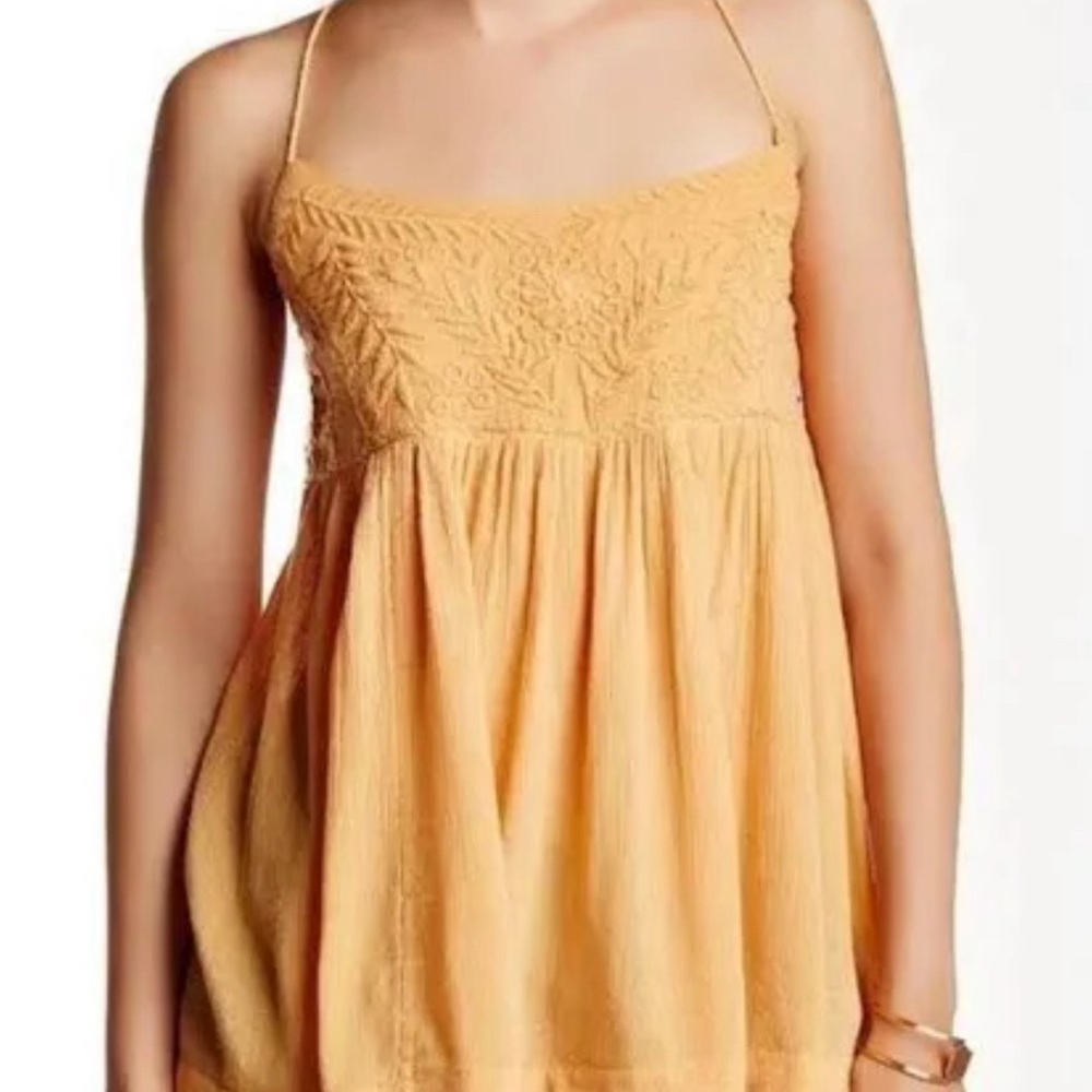 Boho orange tank